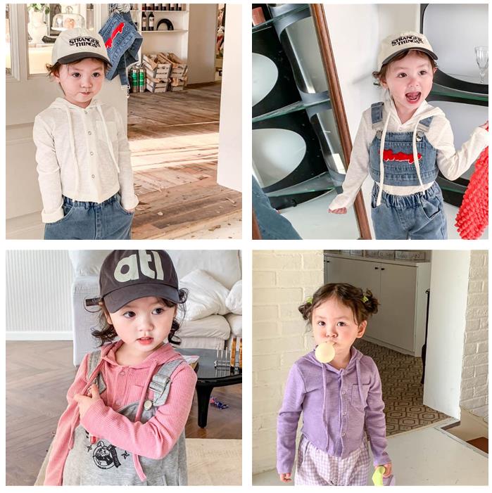 2023春新品★子供服　トップス　カーディガン　80-130cm★6色