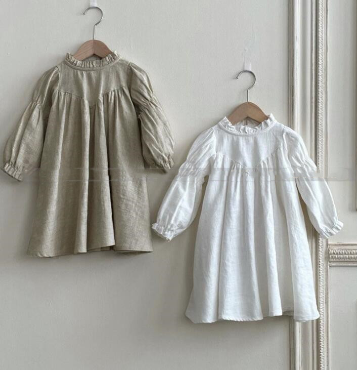 2023新品★子供服　親子服　ワンピース★80-130cmML★2色