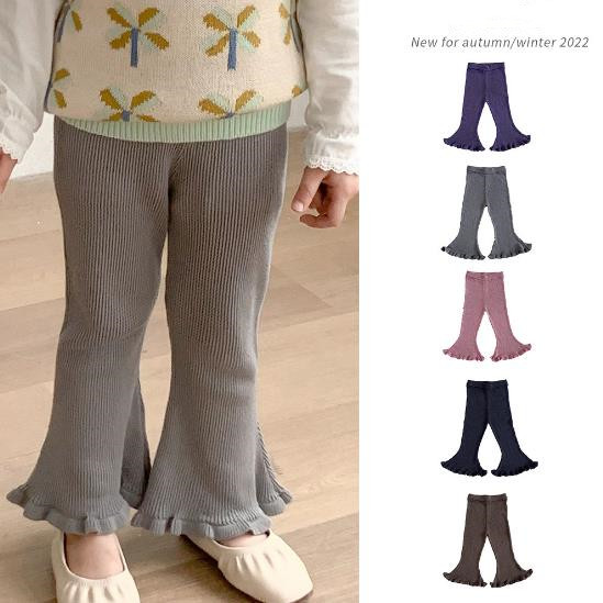 新入荷★子供服　ボトムス　ニットズボン　80-130cm★5色
