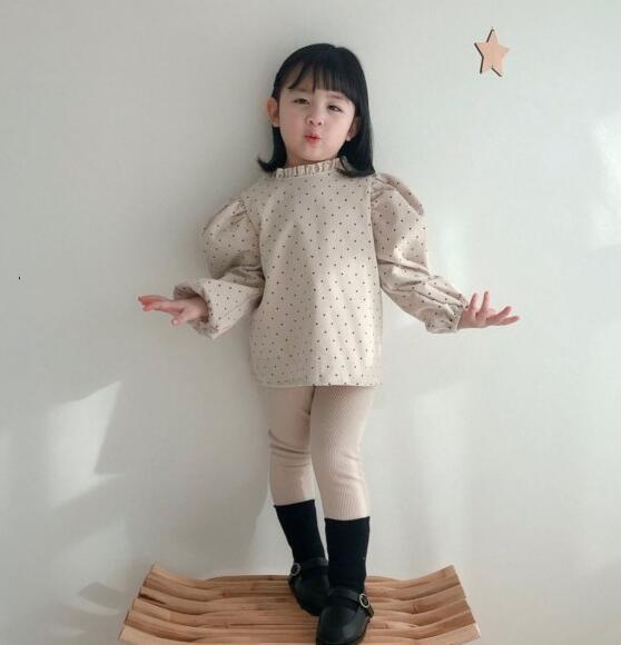 2023新作★子供服★長袖シャツ　ブラウス★スウェット★ベビー★韓国風子供服★2色★66-90CM