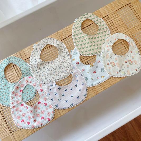 涎掛け★ベビー赤ちゃん食事用エプロン★食事用ビブ★よだれかけ★8色