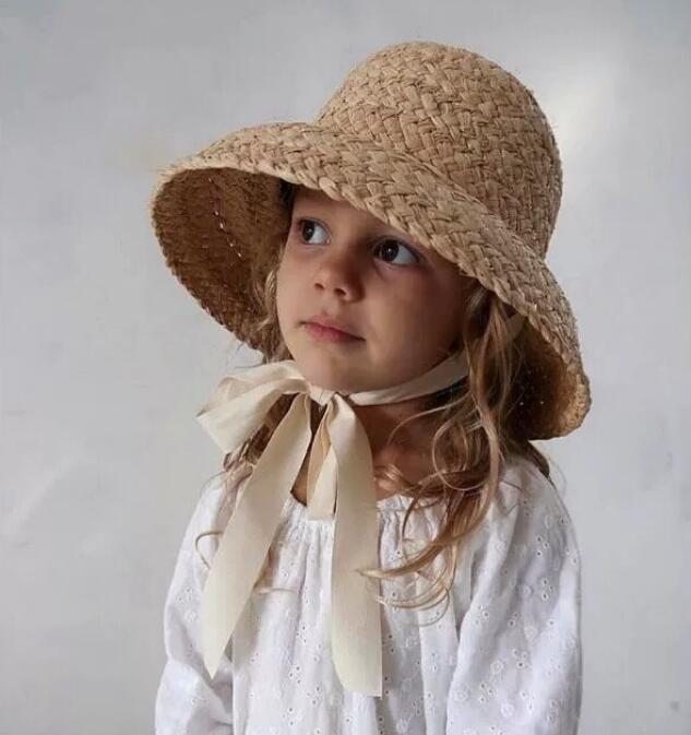 2023★春夏新作★子供帽子★草編み帽子★ハット★キャップ