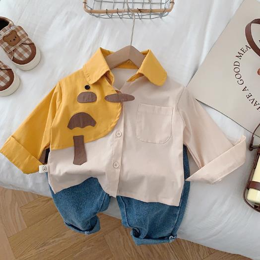 2023春新品★子供服　トップス　シャツ　73-130cm