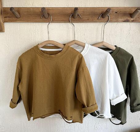 春新作★キッズ用アパレル★Tシャツ★長袖★90-140