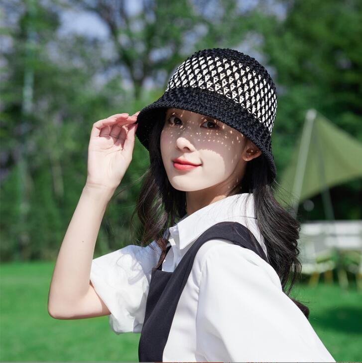 2023新作・日焼け止め・大人用帽子・バケットハット・キャップ・日系・ファッション・