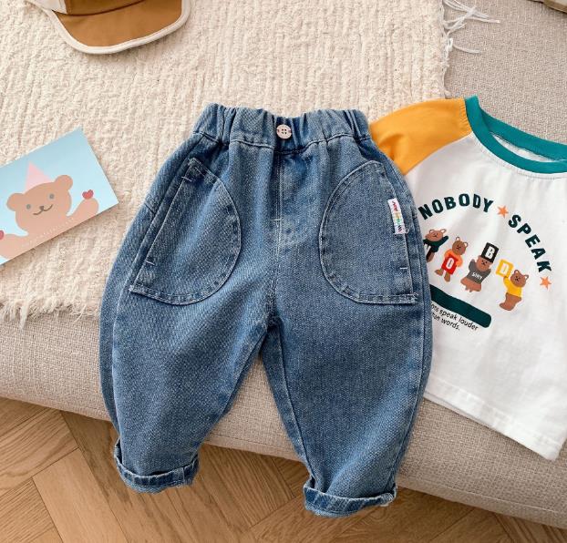 2023春新品★子供服　ボトムス　デニムズボン　73-130cm