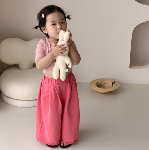 2023春新品★子供服　ボトムス　ズボン　80-140cm★2色