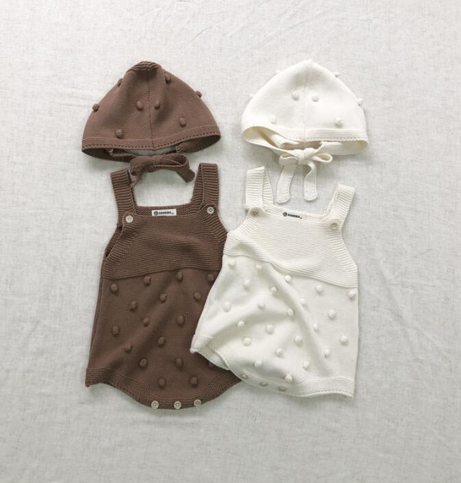 2023★春新作★韓国風ベビー服★ロンパース★帽子★66-90CM