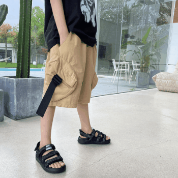 お勧め 春夏新作 カジュアル系 五分丈ズボン ワイドパンツ 薄い 男の子 ハーフパンツ 韓国風子供服 110-150