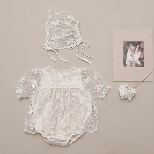 2023夏新品★子供服　ロンパース+帽子　66-100cm　