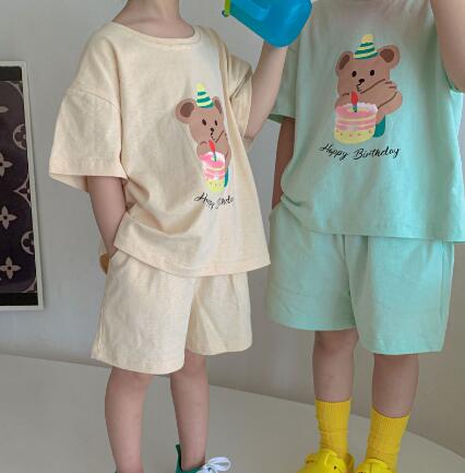 ★夏新作★キッズ用アパレル★セットアップ★80-130