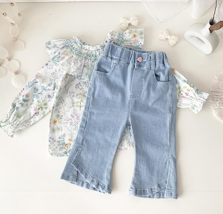 2023年★子供服　デニムズボン★80-120cm★