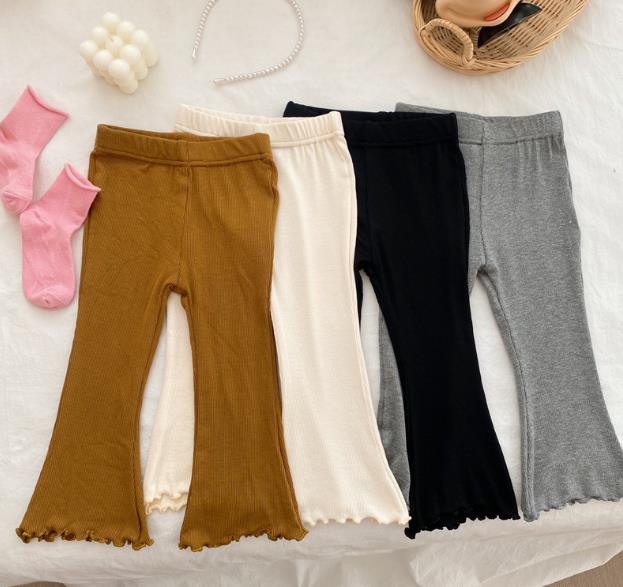 2023夏新品★子供服　ボトムス　レギンス　九分丈　80-130cm★4色