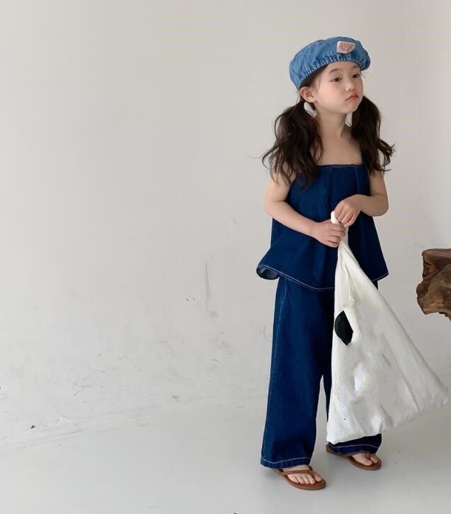 2023★春夏新作★韓国風子供服★トップス+ズボン2セット★90-150CM