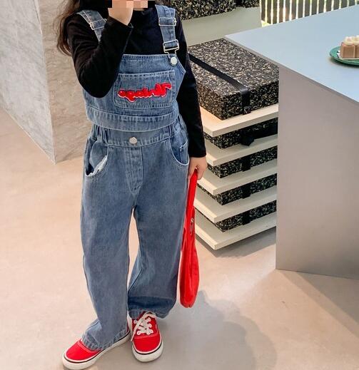 2023新品★子供服　デニムベスト+ズボン　セット★タグ7-15★