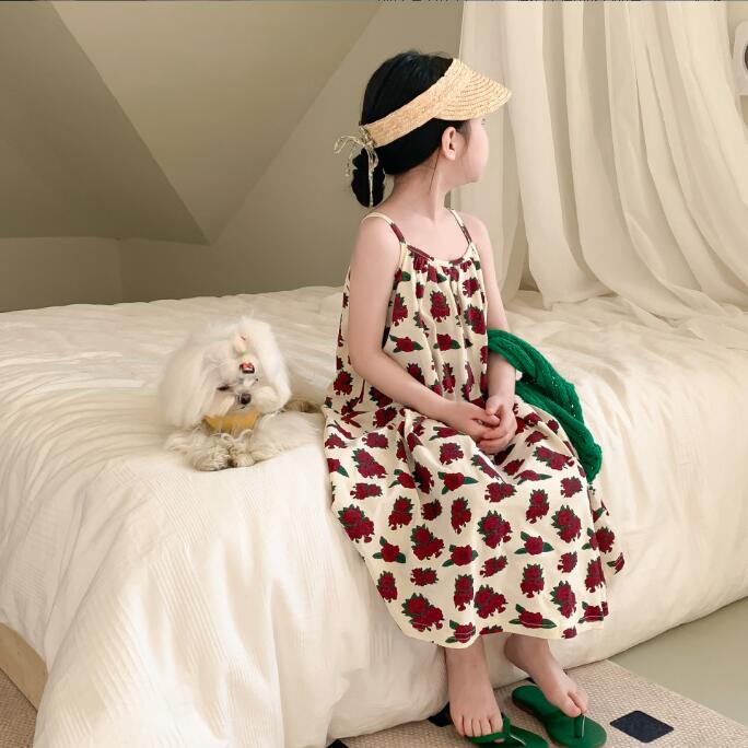 子供服★ワンピース★ノースリーブ★韓国風子供服★キッズ女の子★2色★80-140CM