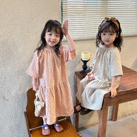 2023夏新品★子供服　ワンピース　80-150cm★2色
