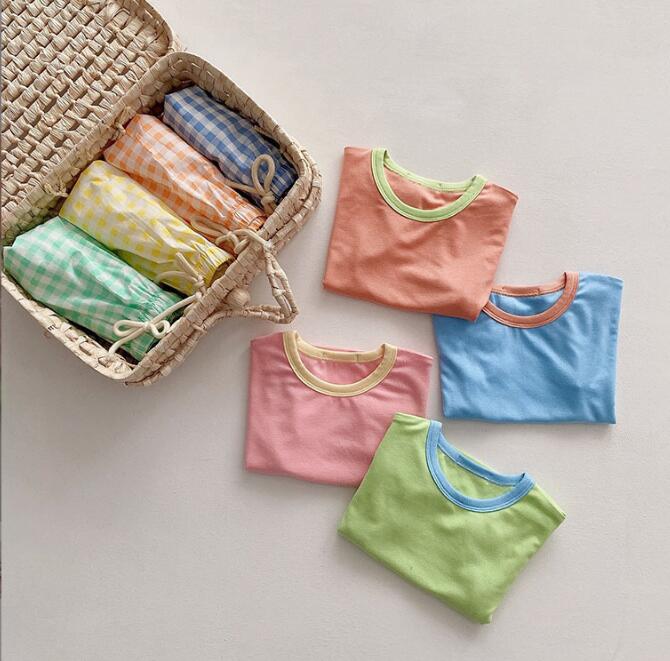 2023★春夏新作★韓国風ベビー服★トップス+ズボン2セット★4色73-100CM