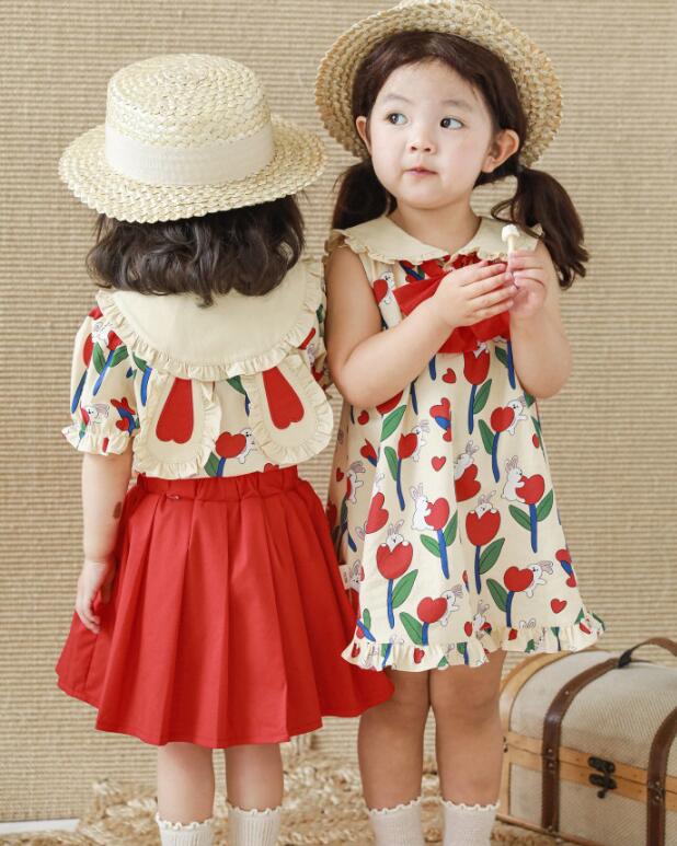 2023新品★子供服　ワンピース&トップス+スカート★80-130cm★