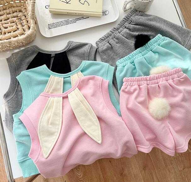 2023年新品★ベビー服　トップス+ズボン★66-100cm★3色