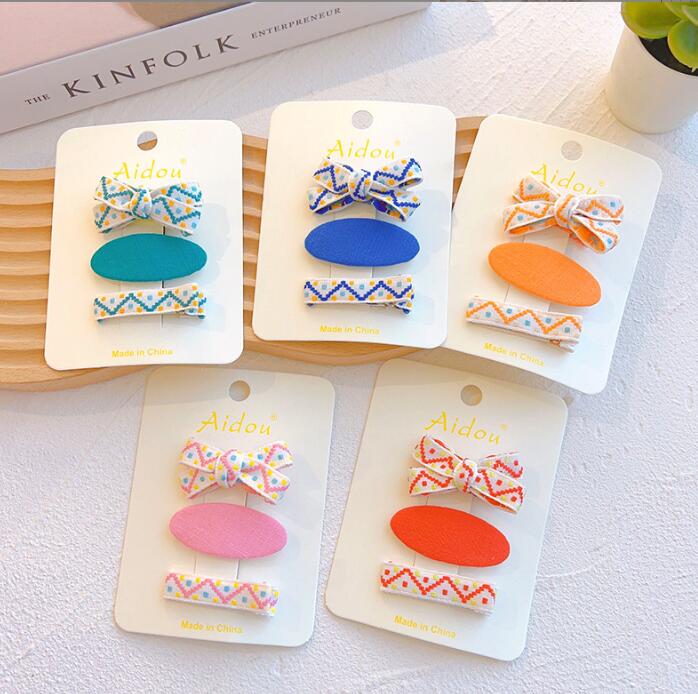 子供用★キッズ★髪飾り★まとめ髪用★ヘアアクセサリー★ヘアピン★3枚入り★多色