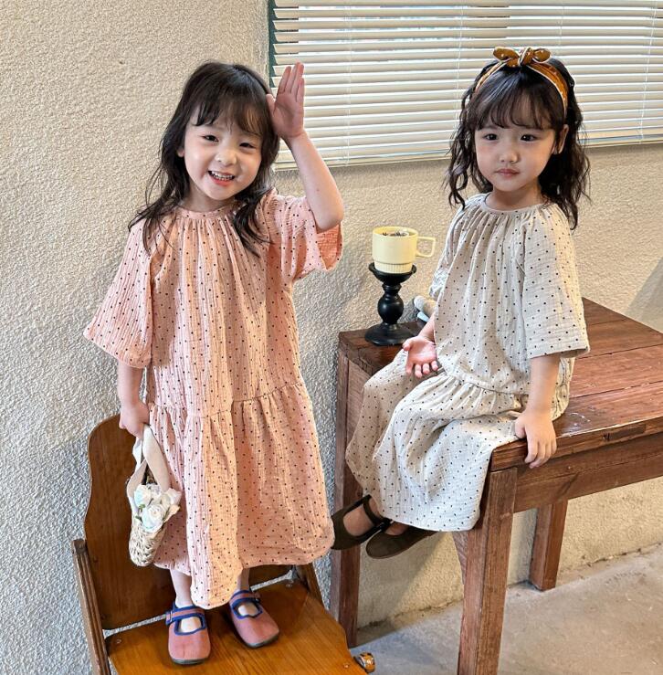 2023年★子供服　ワンピース★80-150cm★2色