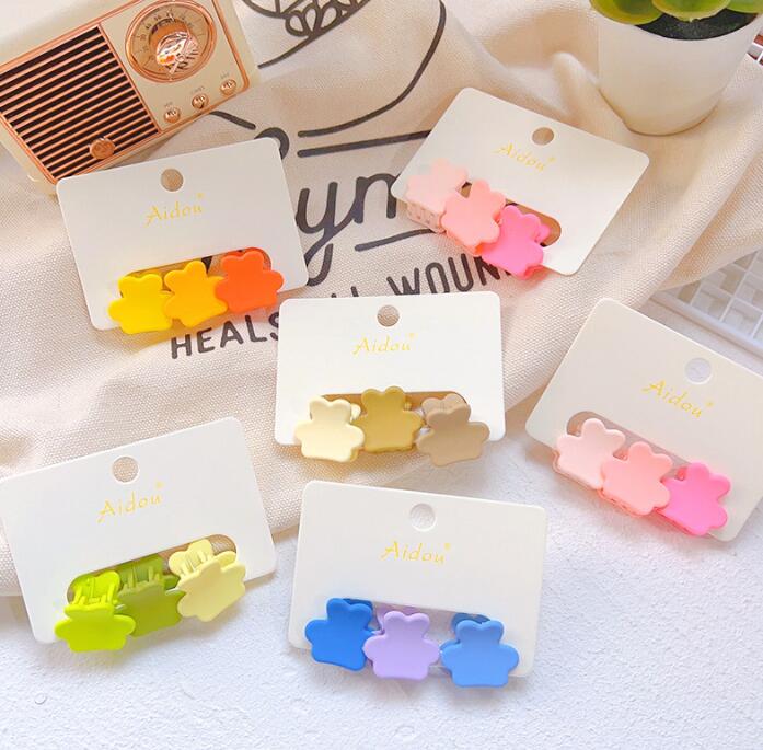 子供用★キッズ★髪飾り★まとめ髪用★ヘアアクセサリー★ヘアピン★ヘアクリップ★3枚入り★多色