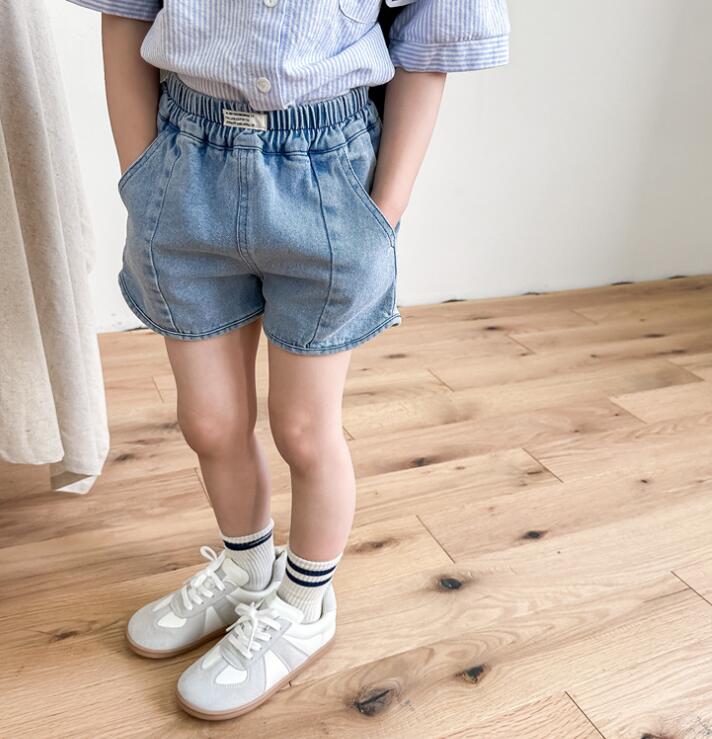 2023新品★子供服　デニムショートズボン★80-130cm★2色