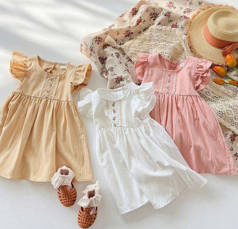 2023新品★子供服　ワンピース★90-140cm★3色