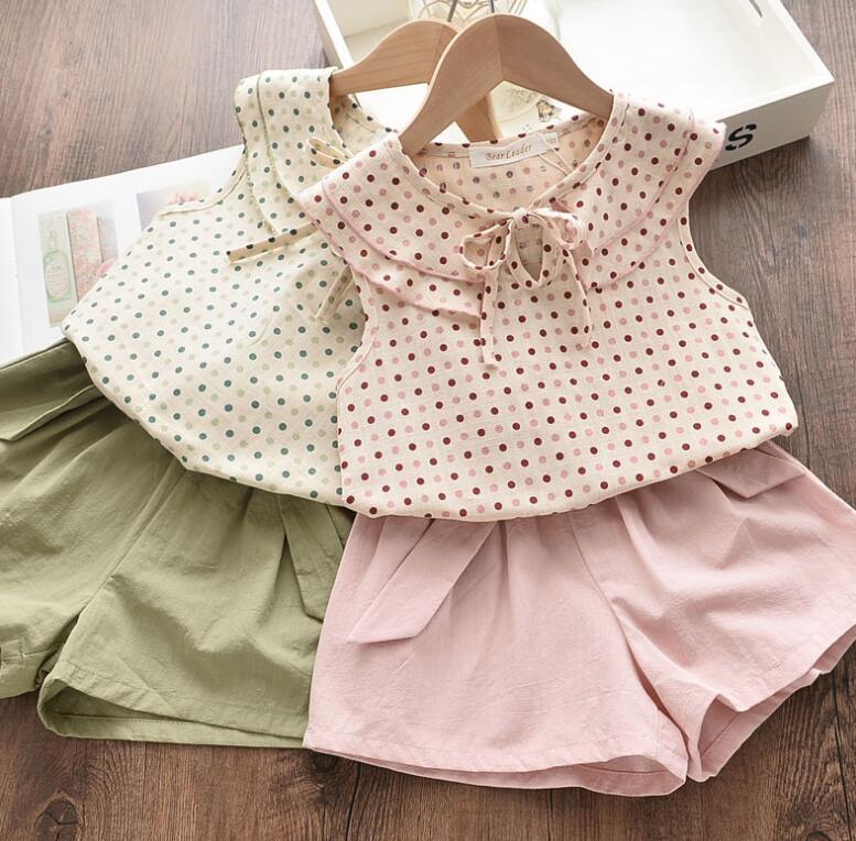 2023新品★子供服　トップス+ズボン　セット★90-140cm★2色