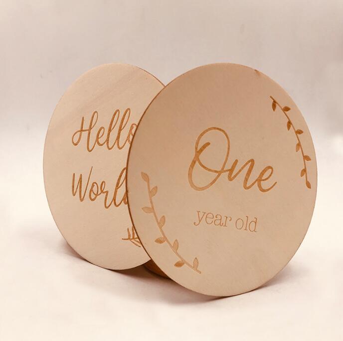 ★子供用★ベビー用品★撮影道具★記念カード★赤ちゃん★年齢カード★多色