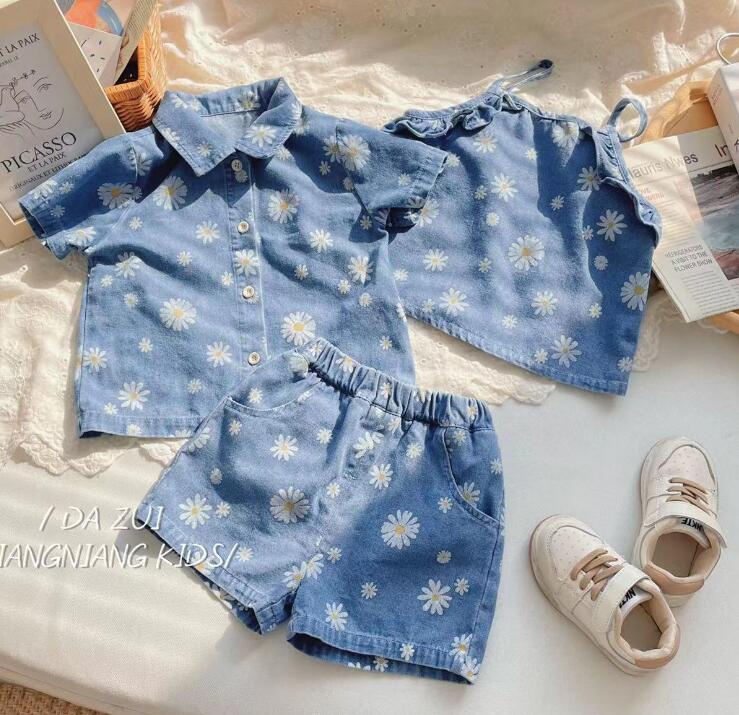 2023夏★子供服　トップス+ズボン　セットアップ★73-120cm★2色