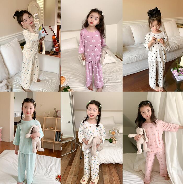 2023★春夏新作★韓国風子供服★トップス+ズボン2セット★6色80-150CM