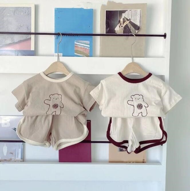 2023★春夏新作★韓国風子供服★トップス+ズボン2セット★2色66-90CM