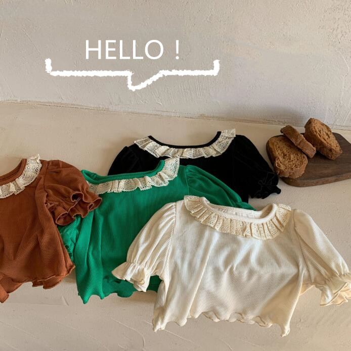 子供服★トップス★Tシャツ★韓国風子供服★キッズ女の子★カジュアル★4色★90-130CM