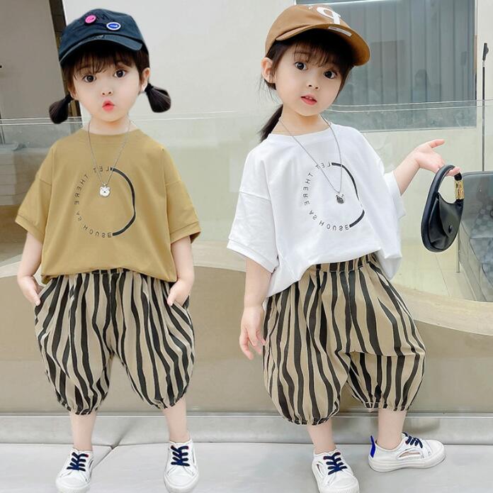 子供服★トップス+ズボン★セットアップ★韓国風子供服★キッズ女の子★2色★80-130CM