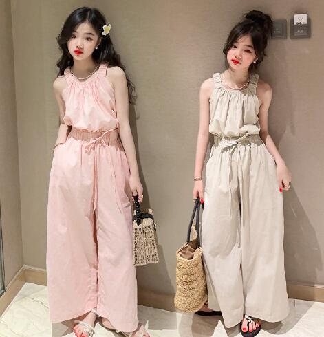 2023新品★子供服★トップス+ズボン　セットアップ★120-170cm★2色