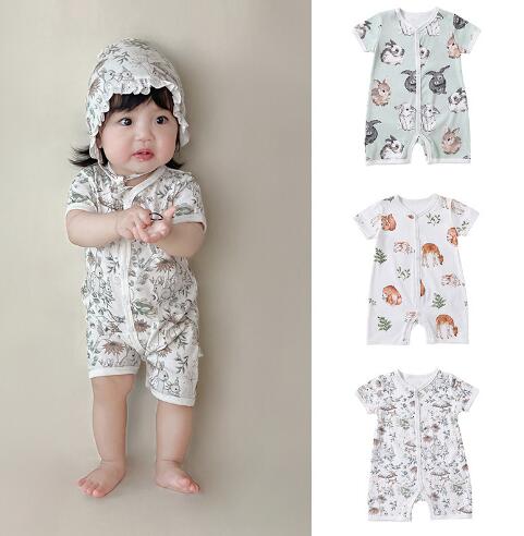 2023夏新品★ベビー服★ロンパース★66-90cm★3種
