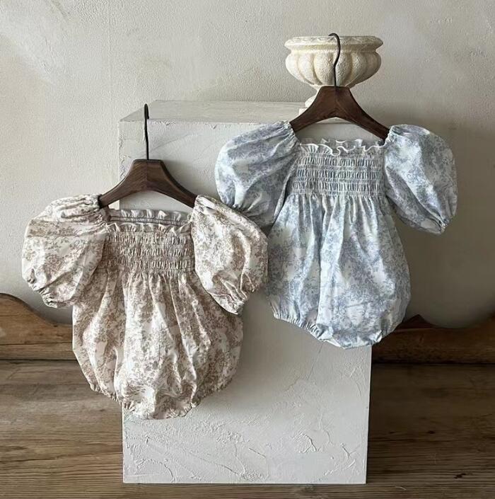 2023★春夏新作★韓国風ベビー服★ロンパース★ワンピース★2色66-90CM