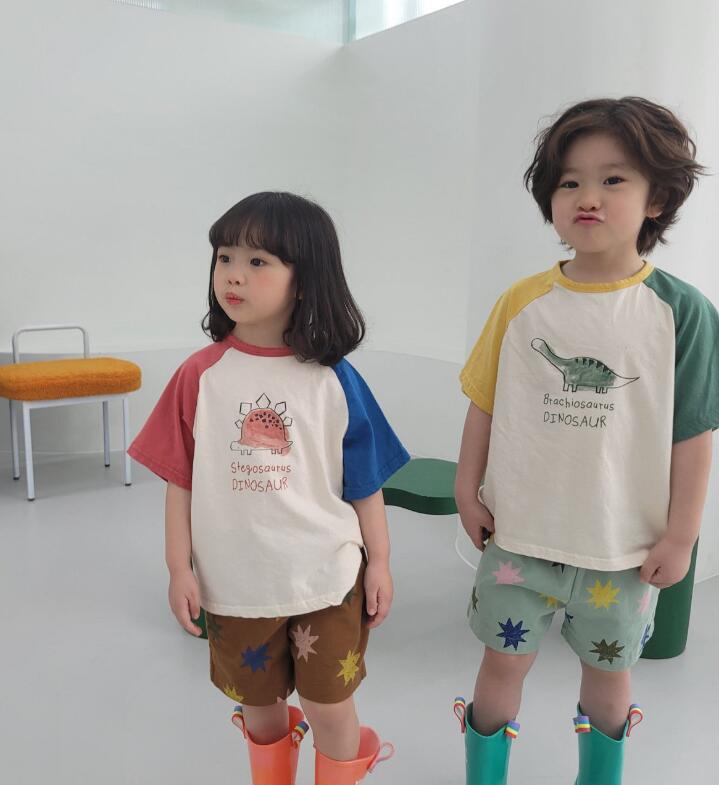 2023★春夏新作★韓国風子供服★トップス★Tシャツ★2色80-130CM