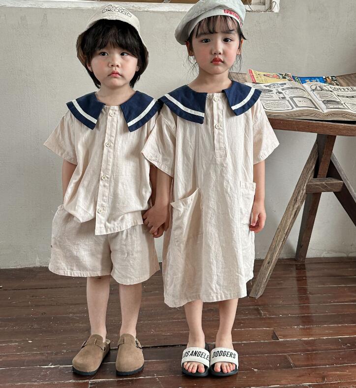 2023年★子供服　ワンピース&上下セット★80-150cm★2色