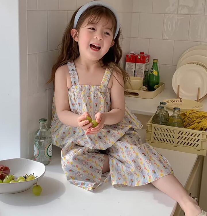 2023新品★子供服　トップス+ズボン　セットアップ★90-140cm★