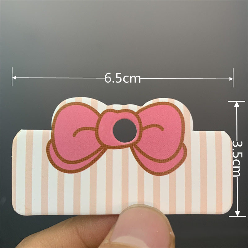 包装カード アクセサリー用品 包装タグ ショップカード 包装ラッピング インナーパッケージ リボン100枚入