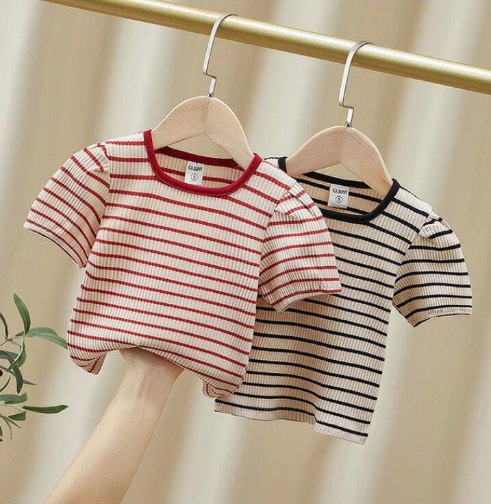 2023★春夏新作★韓国風子供服★トップス★Tシャツ★2色80-130CM