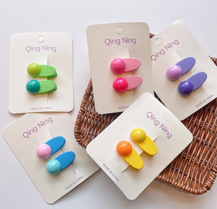 子供用★ヘアピン★髪飾り★まとめ髪用★ヘアアクセサリー★韓国風★2枚入り★多色