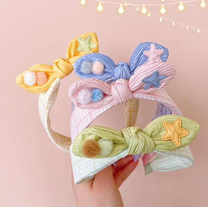 子供用★キッズ★髪飾り★まとめ髪用★ヘアアクセサリー★カチューシャ★4色