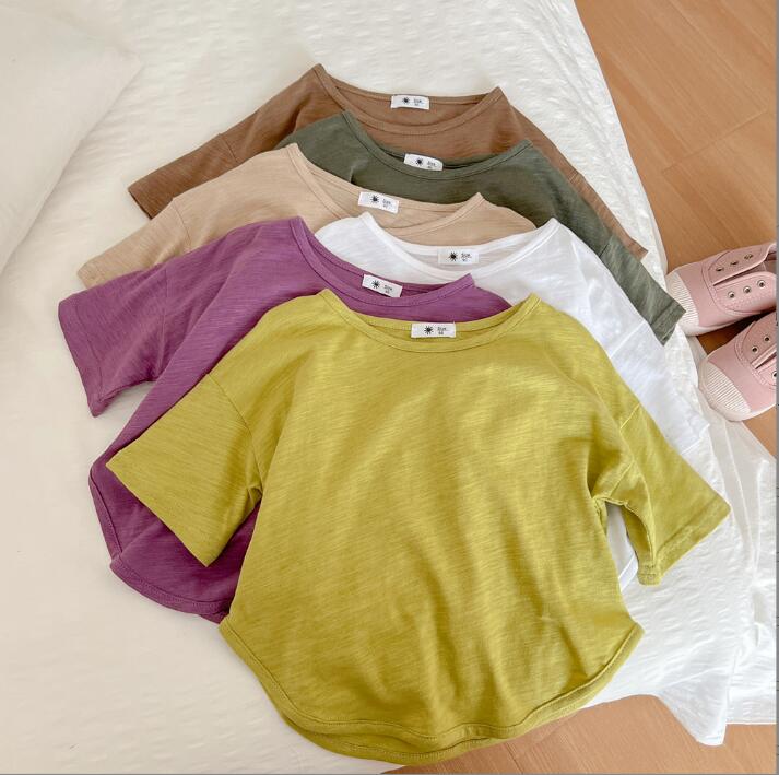 2023★春夏新作★韓国風子供服★Tシャツ★トップス★6色90-140CM