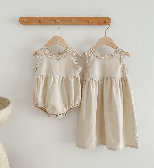 2023★春夏新作★韓国風子供服★ロンパース★ワンピース