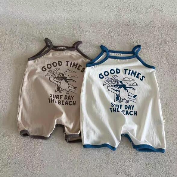 子供服★ロンパース★連体服★韓国風子供服★ベビー★ノースリーブ★2色★66-90CM