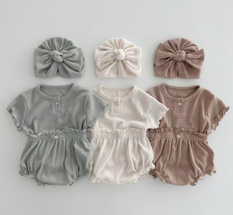 2023夏★子供服　トップス+ズボン　セットアップ★73-120cm★3色